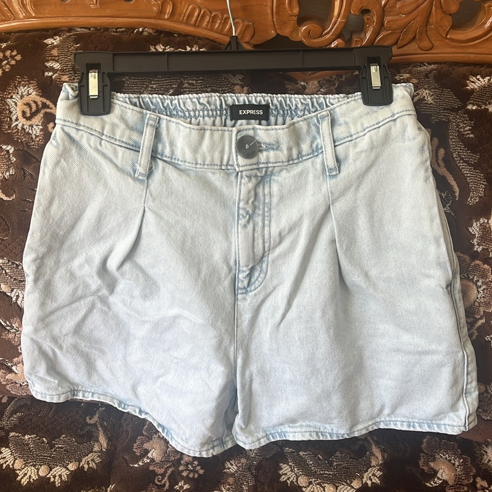 Express denim shorts